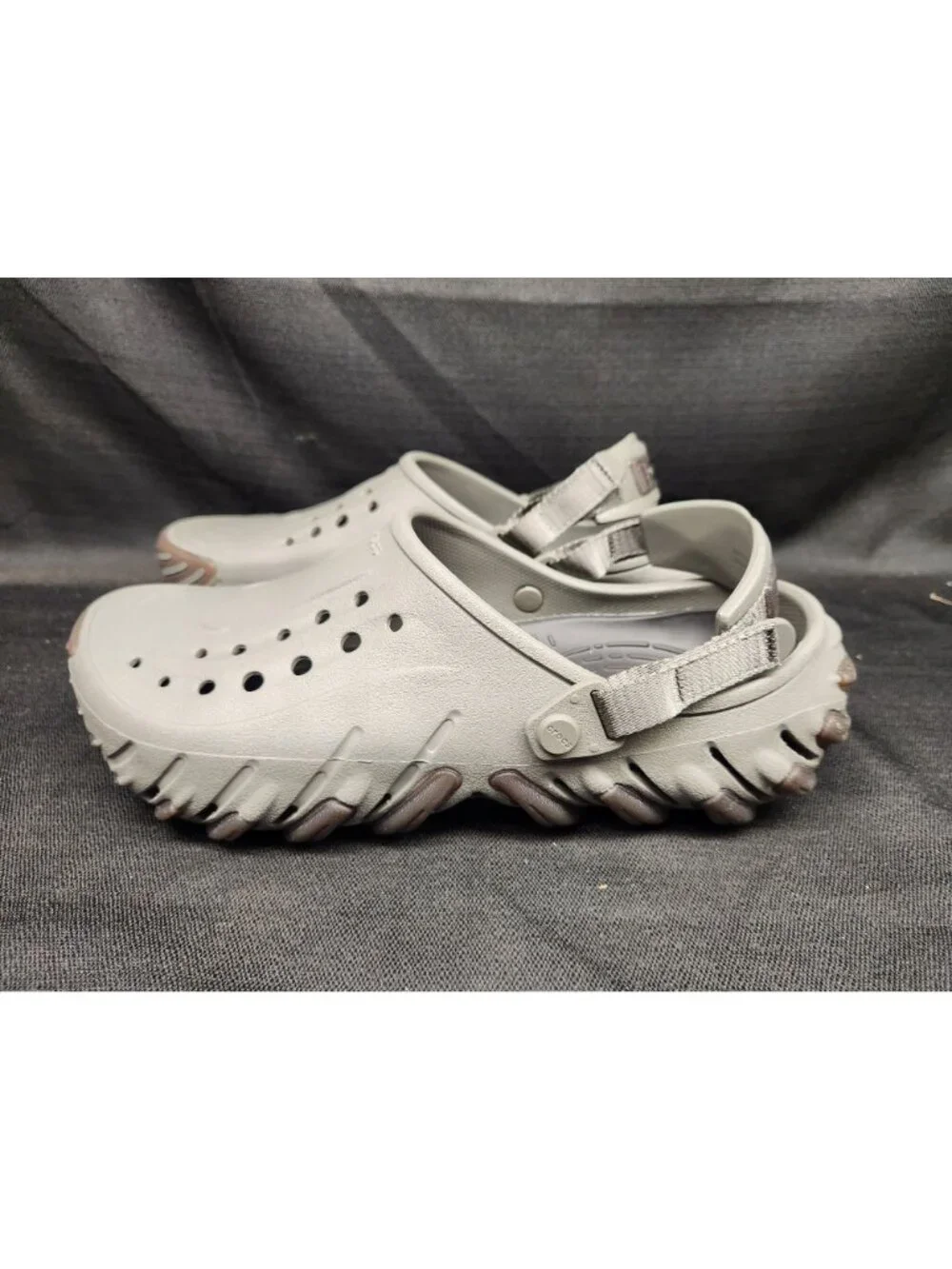 Crocs Men's Echo Gum RO Clog Slip-On 211675-1WS Grey Size 10 NEW WITH TAGS!